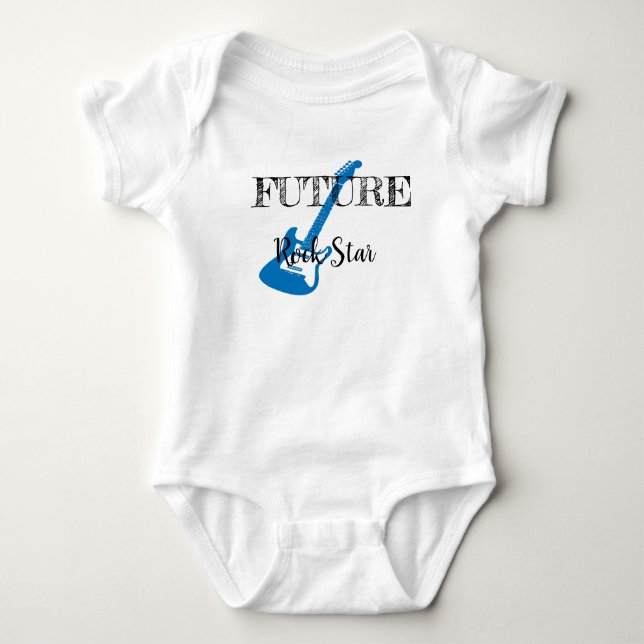 Future Rock Star Baby Bodysuit (Front)