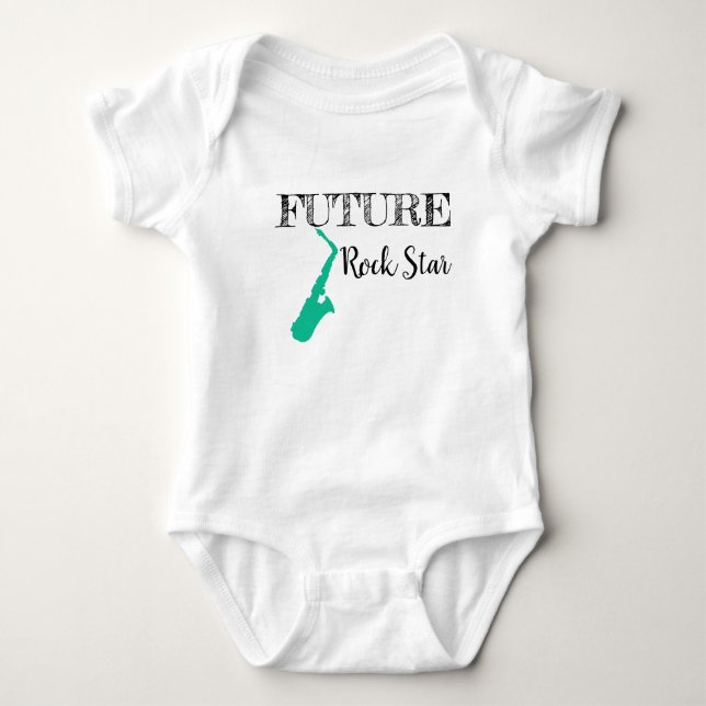 Future Rock Star Baby Bodysuit (Front)