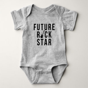 Future Rock Star Music Baby T-shirt Baby Bodysuit