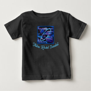 Future Rocket Scientist Space Art Planets Stars Baby T-Shirt