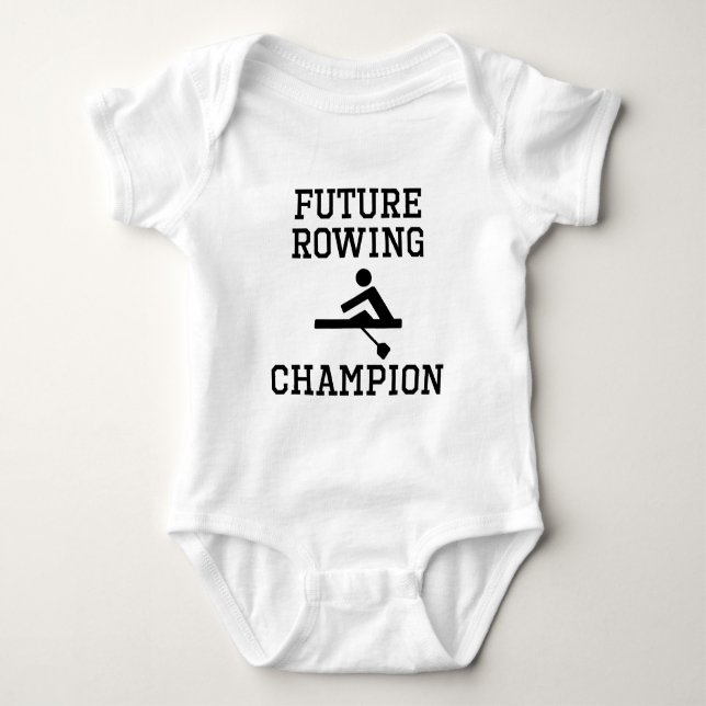 Future Rowing Champion Baby Bodysuit (Front)
