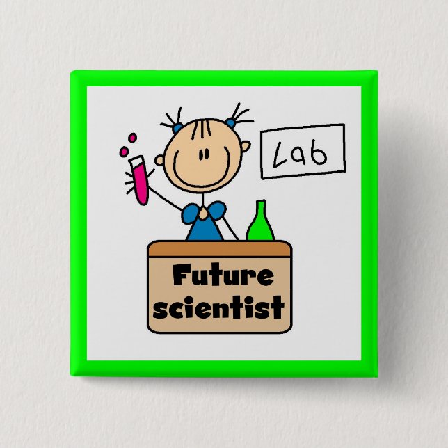 Future Scientist 15 Cm Square Badge (Front)