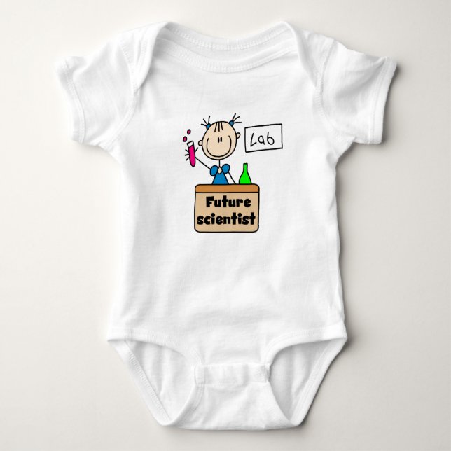 Future Scientist Baby Bodysuit (Front)