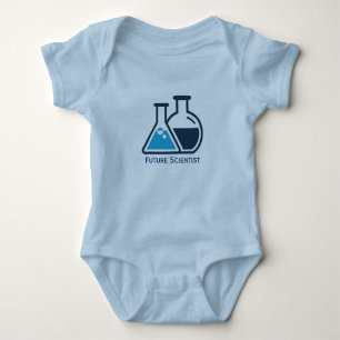 Future Scientist Beakers Design Baby Clothing Bodysuit