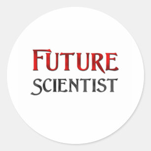 Future Scientist Classic Round Sticker