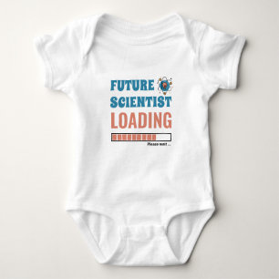 Future Scientist Loading Funny Personalised Unisex Baby Bodysuit