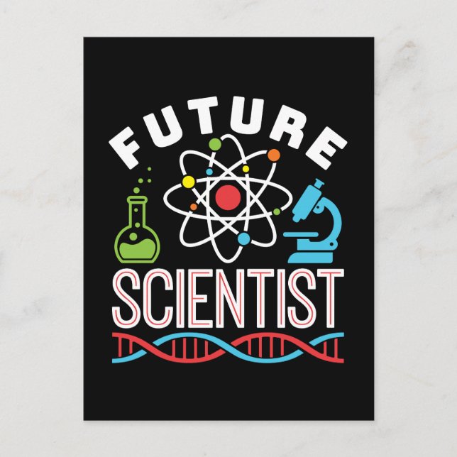 Future Scientist Science Lover Postcard (Front)
