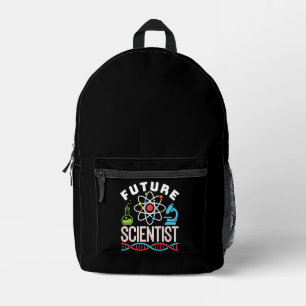 Future Scientist Science Lover Printed Backpack