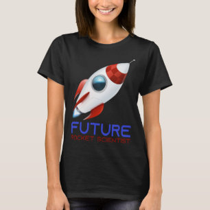 Future Scientist Science Rocket Ship Kids Astrona T-Shirt