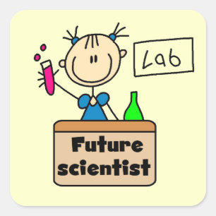 Future Scientist Square Sticker