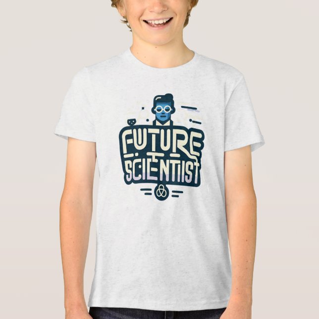 future scientist  Tri-Blend shirt (Front)