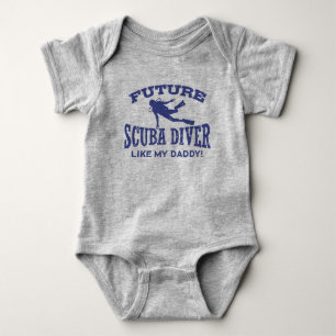 Future Scuba Diver Like My Daddy Baby Bodysuit