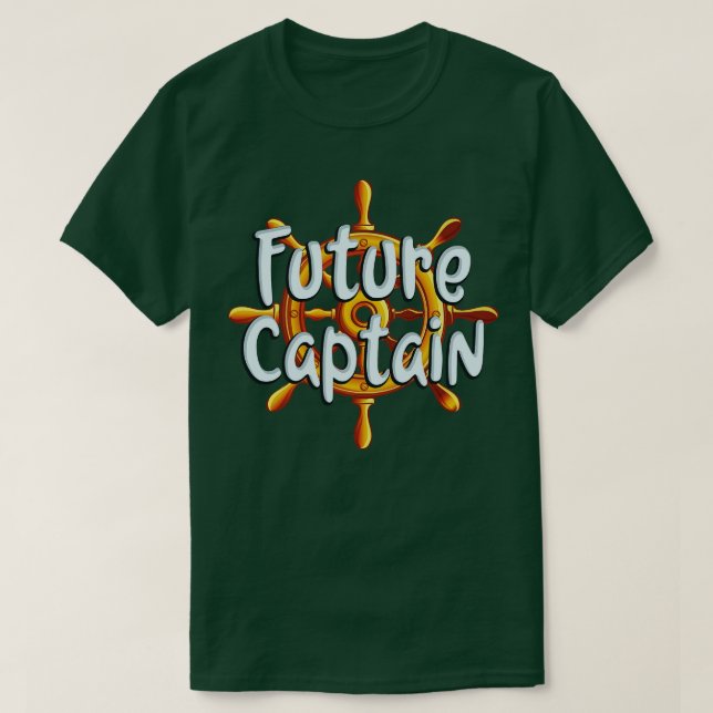 Future Ship Captain T-Shirt (Design Front)