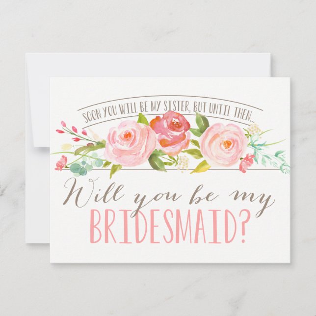 Future Sister | Bridesmaid Invitation (Front)