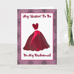 Future Sister-in-Law Bridesmaid Invitation