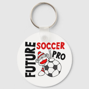Future Soccer Pro Sock Monkey Key Ring