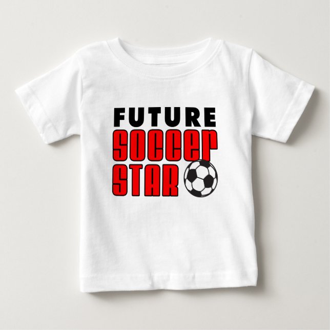 Future Soccer Star Baby T-Shirt (Front)
