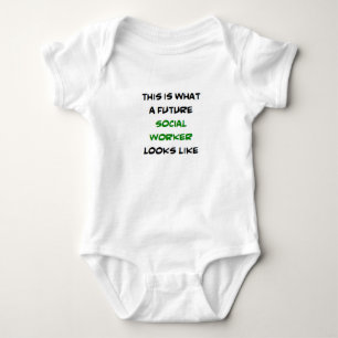 future social worker baby bodysuit