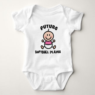Future Softball Player Baby Gift Baby Bodysuit
