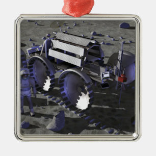 Future space exploration missions 10 metal tree decoration