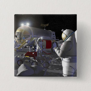 Future space exploration missions 11 15 cm square badge