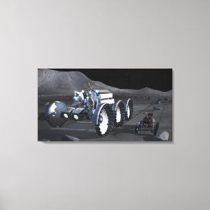 Future space exploration missions 11 canvas print