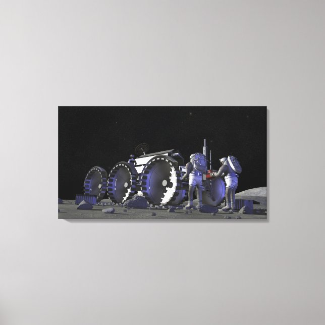 Future space exploration missions 12 canvas print (Front)