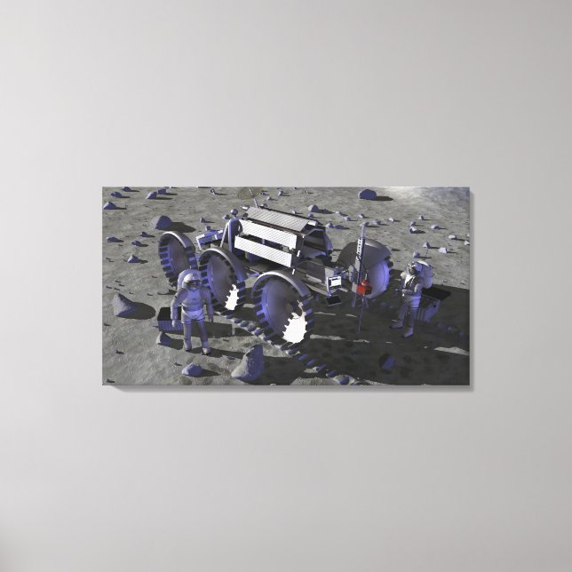 Future space exploration missions 13 canvas print (Front)