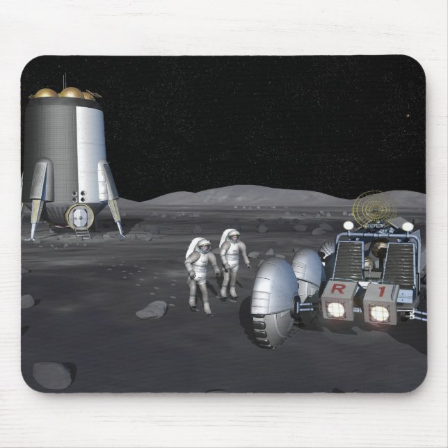 Future space exploration missions 3 mouse pad (Front)