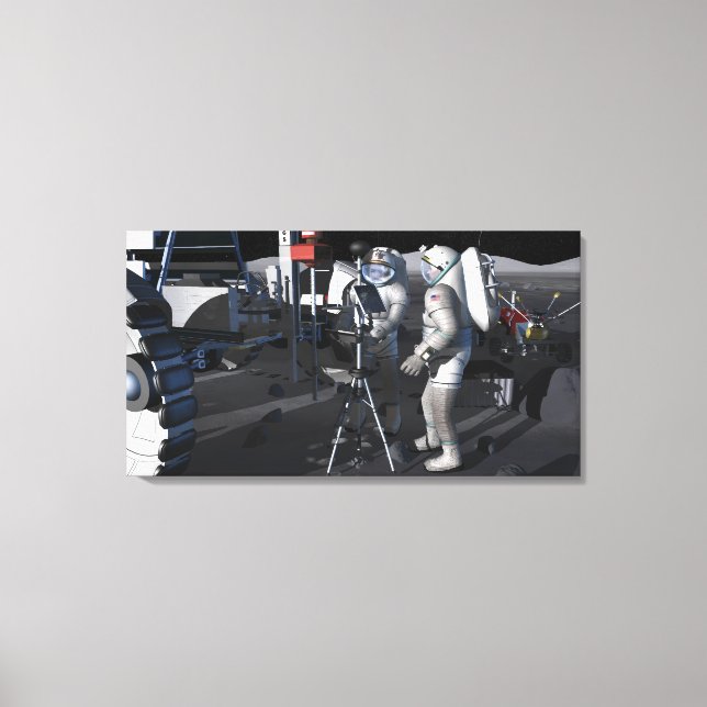 Future space exploration missions 5 canvas print (Front)