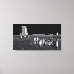 Future space exploration missions 6 canvas print