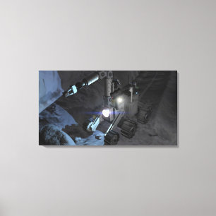 Future space exploration missions 6 canvas print