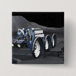 Future space exploration missions 8 15 cm square badge