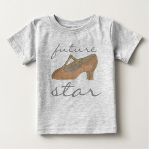 FUTURE STAR Character Dance Dancer Theatre Shoe Baby T-Shirt