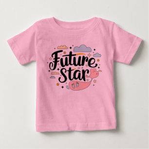 Future Star - Whimsical Baby Bump T-Shirt