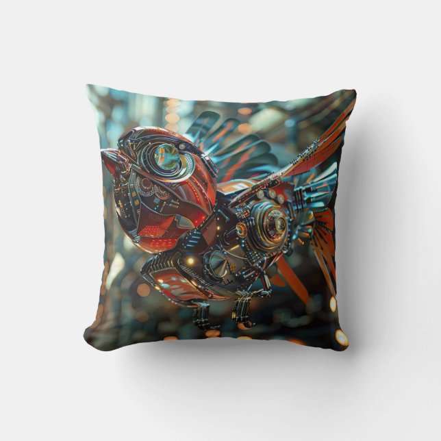 Future super powered electronic sparrow cushion (Front)