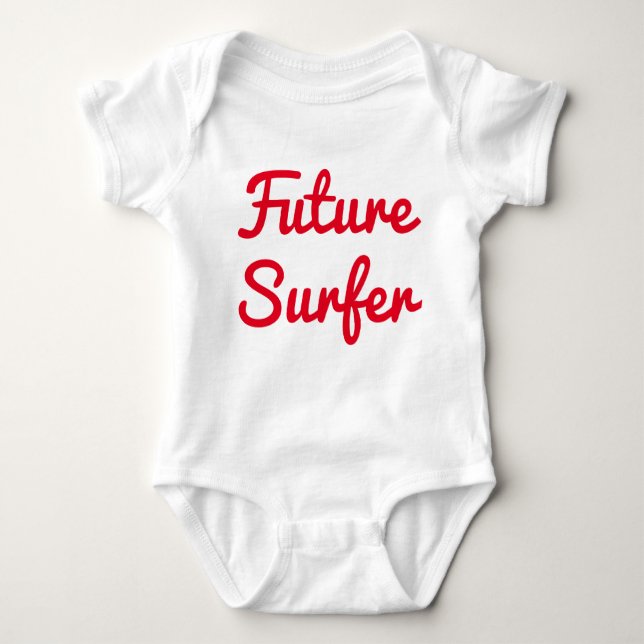 Future Surfer Baby Bodysuit (Front)