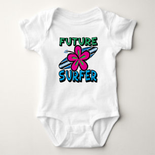 FUTURE SURFER HIBISCUS Infant Bodysuit crawler