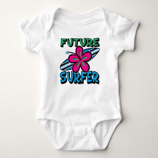 FUTURE SURFER HIBISCUS Infant Bodysuit crawler