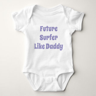Future Surfer Like Daddy Baby Bodysuit