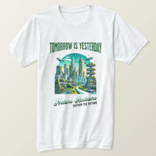 Future Sustainable City Design.  T-Shirt