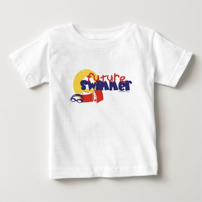 Future Swimmer Baby T-Shirt (Front)