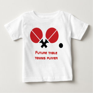 Future table tennis ping-pong player rackets, ball baby T-Shirt