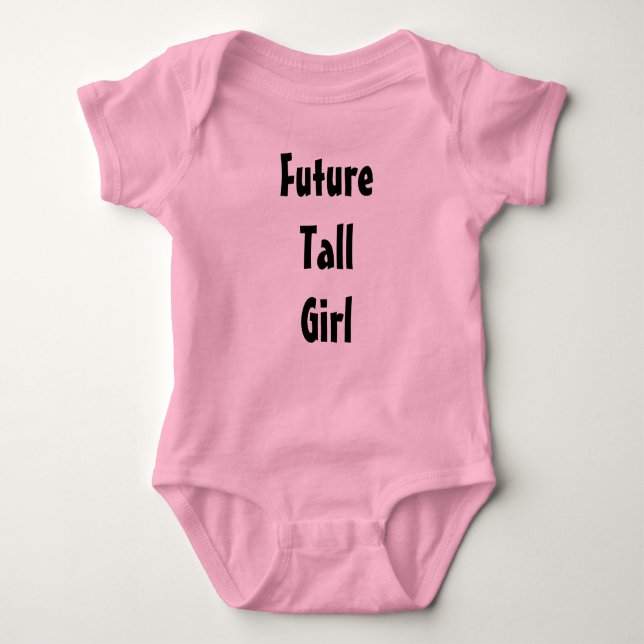 Future Tall Girl Baby Bodysuit (Front)