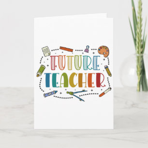 Future Teacher Costume For Kids Card