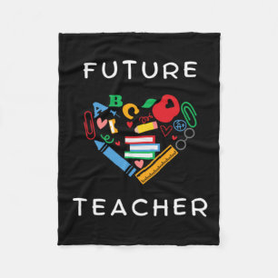 Future Teacher Fleece Blanket