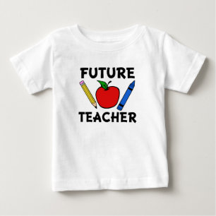 Future Teacher funny baby shirt