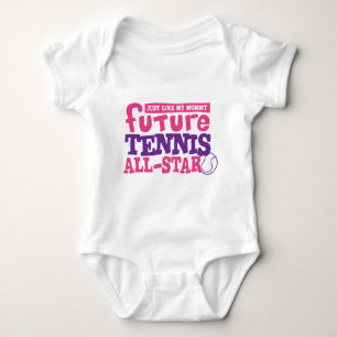 Future Tennis All Star - Girl Baby Bodysuit