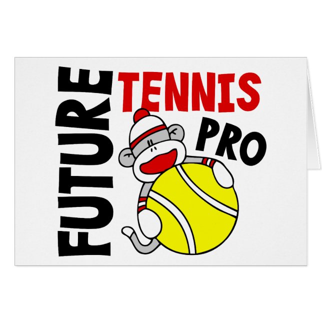 Future Tennis Pro Sock Monkey (Front Horizontal)