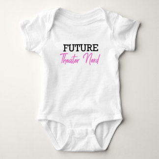 Future Theatre Nerd Pink Baby Bodysuit